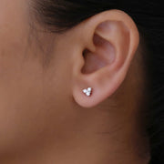 Trinity Gleam Diamond Studs